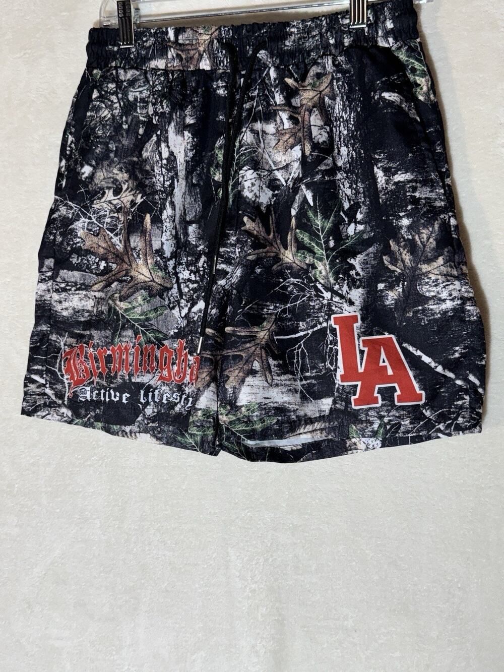 Birmingham Active Lifestyle Shorts Camo Sz S